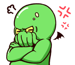 - Cthulhu with funny friends -2 sticker #14908323