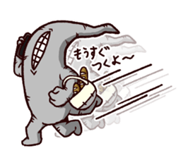 - Cthulhu with funny friends -2 sticker #14908343