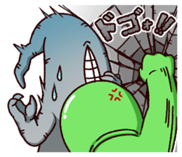 - Cthulhu with funny friends -2 sticker #14908347