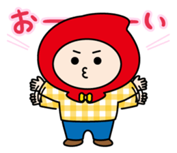 Little Red Hood Boy 2 sticker #14908359