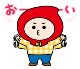 Little Red Hood Boy 2 sticker #14908359