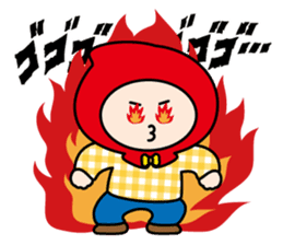 Little Red Hood Boy 2 sticker #14908367