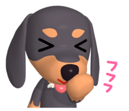 3D Dachs Friends(4) With Valentine's Day sticker #14908918