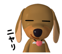 3D Dachs Friends(4) With Valentine's Day sticker #14908927