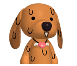 3D Dachs Friends(4) With Valentine's Day sticker #14908931