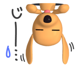 3D Dachs Friends(4) With Valentine's Day sticker #14908944