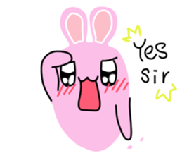Mina Bunny 3 sticker #14909603