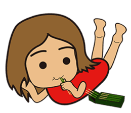 Banana mushroom sticker #14909681