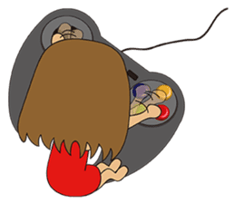 Banana mushroom sticker #14909711