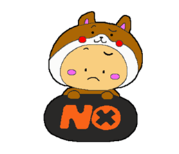 Costume love sticker #14910345