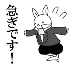 Time of the rabbit sticker #14910940