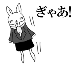 Time of the rabbit sticker #14910945