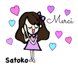 Satoko name sticker sticker #14911110