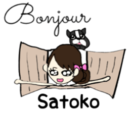 Satoko name sticker sticker #14911139