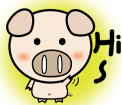 87 PIG sticker #14911369