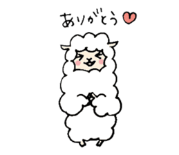 Alpaca_san sticker #14911901
