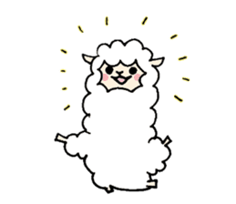 Alpaca_san sticker #14911905