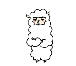 Alpaca_san sticker #14911917