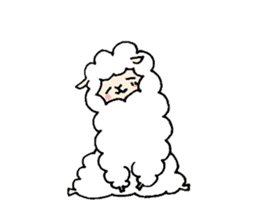Alpaca_san sticker #14911918