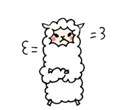 Alpaca_san sticker #14911922