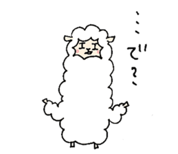 Alpaca_san sticker #14911928
