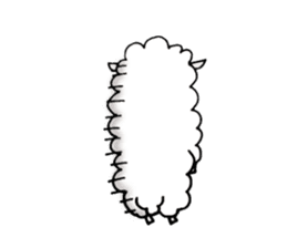 Alpaca_san sticker #14911929