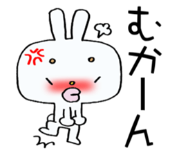 Rabbit of thick lips. sticker #14912144
