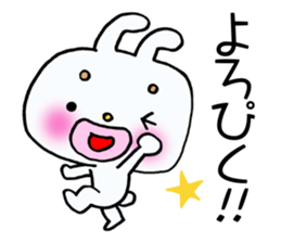 Rabbit of thick lips. sticker #14912151