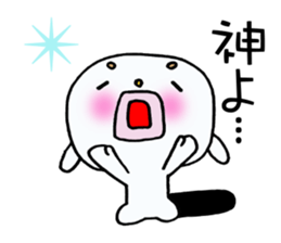 Rabbit of thick lips. sticker #14912155