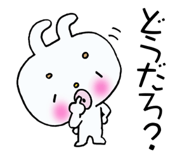 Rabbit of thick lips. sticker #14912159