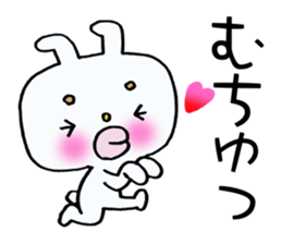 Rabbit of thick lips. sticker #14912163