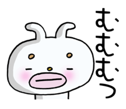 Rabbit of thick lips. sticker #14912164