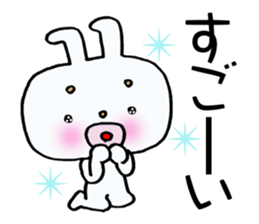 Rabbit of thick lips. sticker #14912165
