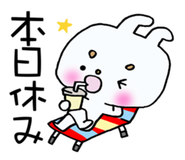 Rabbit of thick lips. sticker #14912174