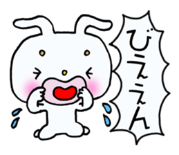 Rabbit of thick lips. sticker #14912180