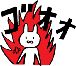 A rabbit that loves freedom sticker #14912601