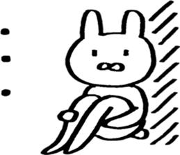 A rabbit that loves freedom sticker #14912603