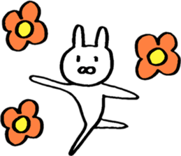 A rabbit that loves freedom sticker #14912604