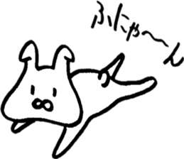 A rabbit that loves freedom sticker #14912619