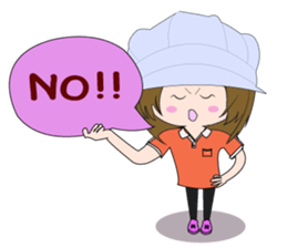 Nu Manow factory girl sticker #14913452