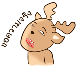 Happy Gay Deer V.4 sticker #14913496