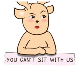 Happy Gay Deer V.4 sticker #14913500