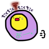 A magicai fried egg second. sticker #14913998