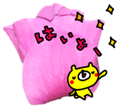 Collaboration of flowers and bears sticker #14914240