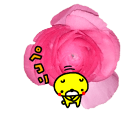 Collaboration of flowers and bears sticker #14914243