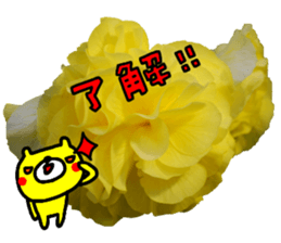 Collaboration of flowers and bears sticker #14914256