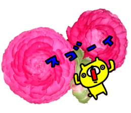 Collaboration of flowers and bears sticker #14914264