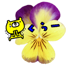 Collaboration of flowers and bears sticker #14914274