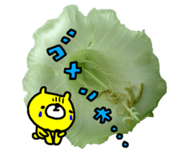 Collaboration of flowers and bears sticker #14914275