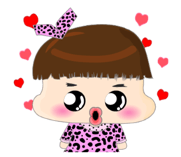 Dumpling face Girl - Ohpoo 2 sticker #14914414